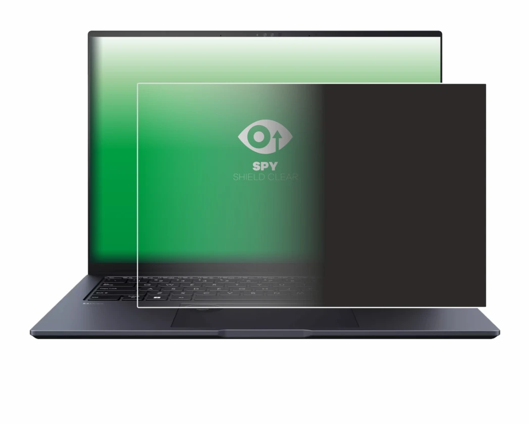 Image de l'appareil ASUS ZenBook Pro 14 UX6404V avec une grande variété de protections d'écran.