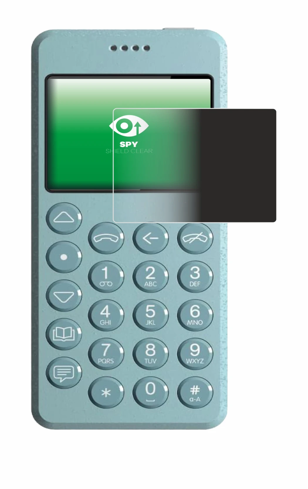 Image de l'appareil Punkt MP02 avec une grande variété de protections d'écran.