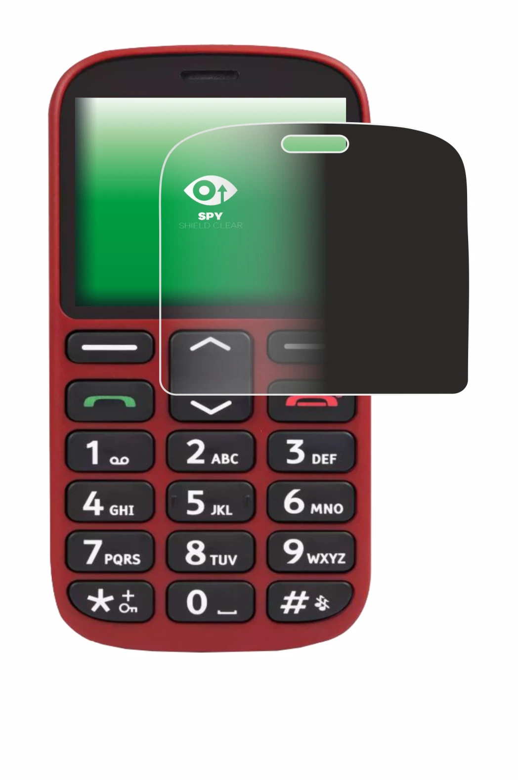 Image de l'appareil Doro 1360 avec une grande variété de protections d'écran.