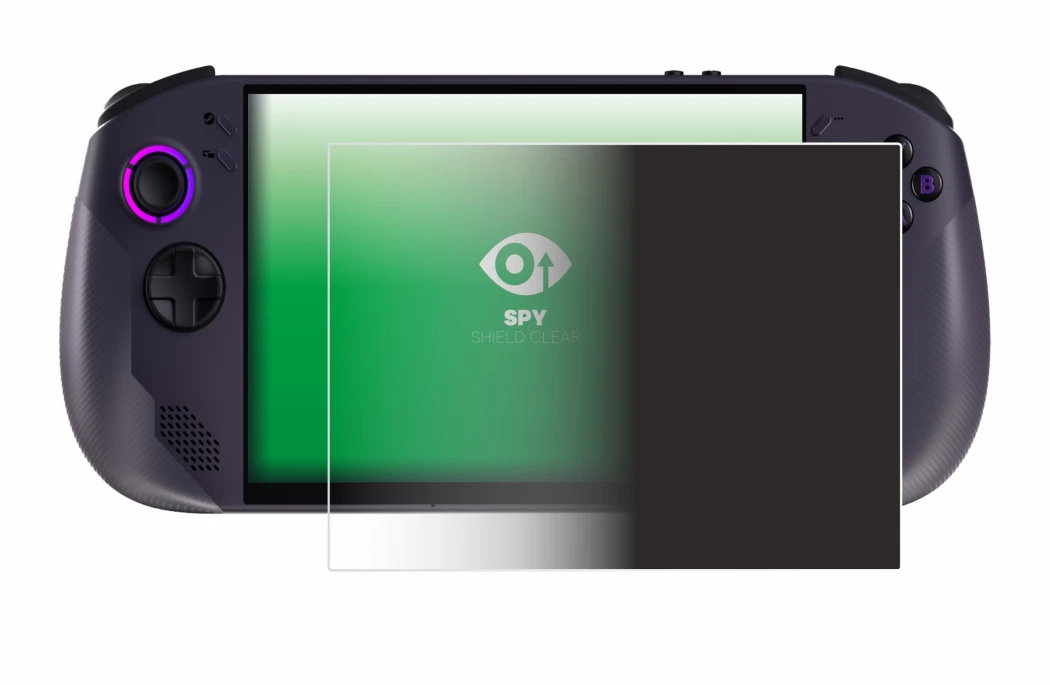 Image de l'appareil Lenovo Legion Go S avec une grande variété de protections d'écran.