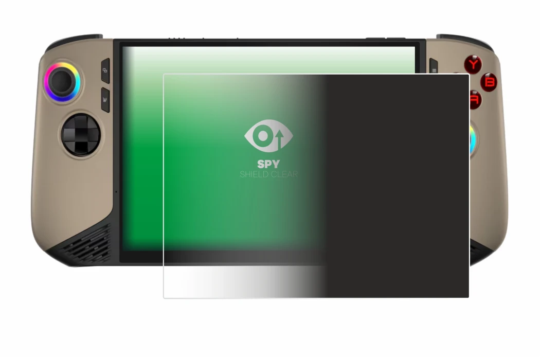 Image de l'appareil MSI Claw 8 AI+ avec une grande variété de protections d'écran.