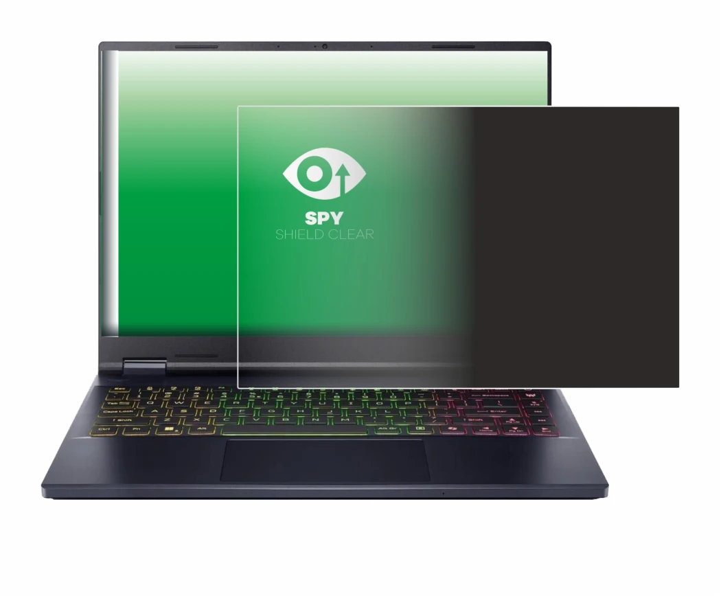 Image de l'appareil Acer Predator Helios Neo 14 AI avec une grande variété de protections d'écran.