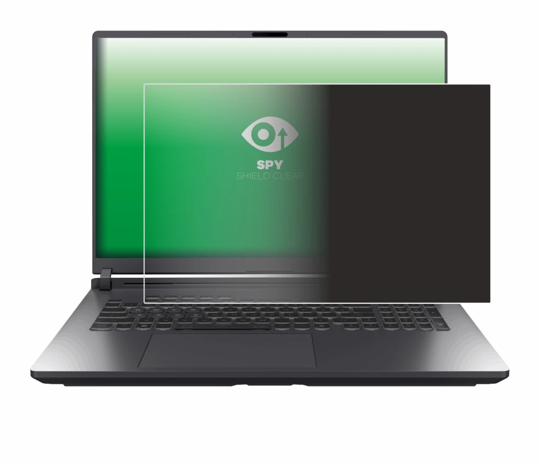 Image de l'appareil ASUS ROG Strix G18 G815 2025 avec une grande variété de protections d'écran.