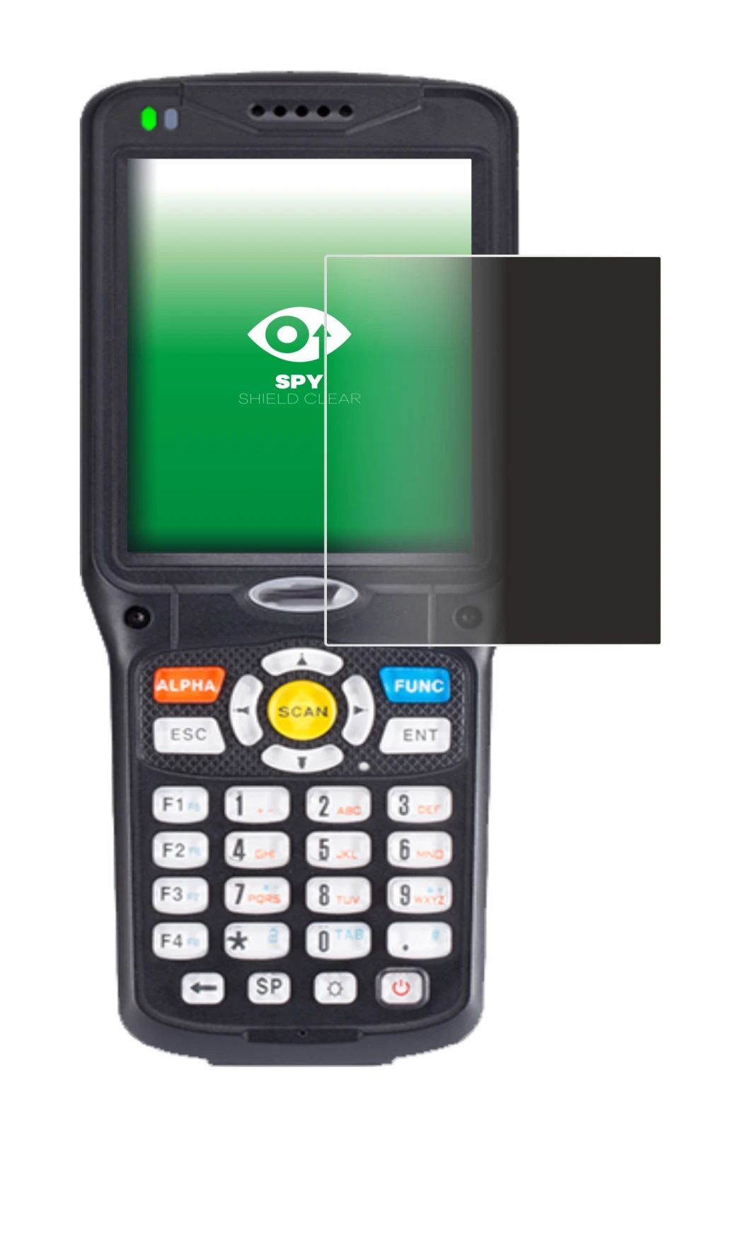 Image de l'appareil Unitech HT510 avec une grande variété de protections d'écran.
