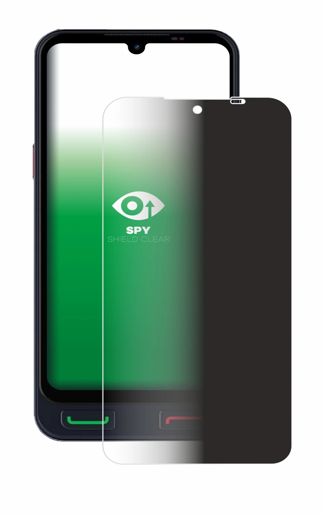 Image de l'appareil SPC Zeus 2 Pro avec une grande variété de protections d'écran.