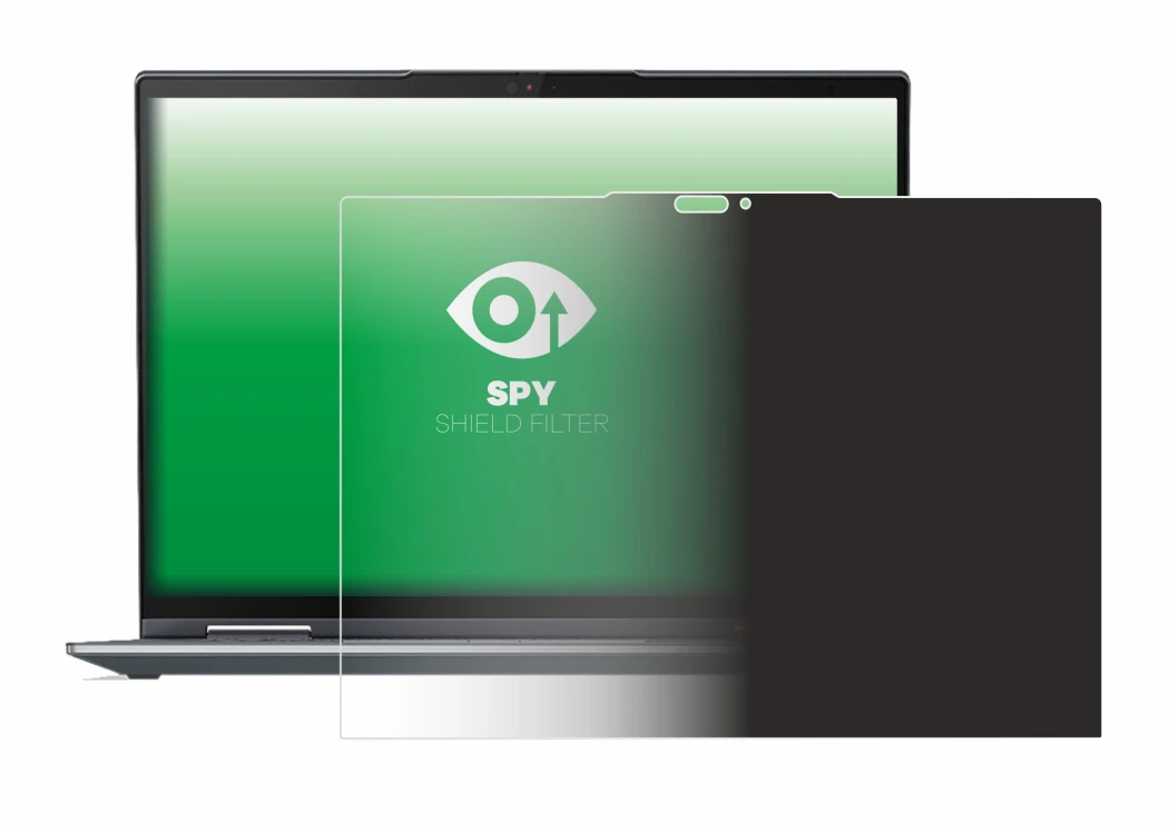 Image de l'appareil Lenovo ThinkPad X1 Yoga Gen 7 avec une grande variété de protections d'écran.