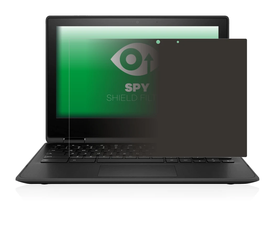 Image de l'appareil HP Chromebook x360 11 G3 avec une grande variété de protections d'écran.