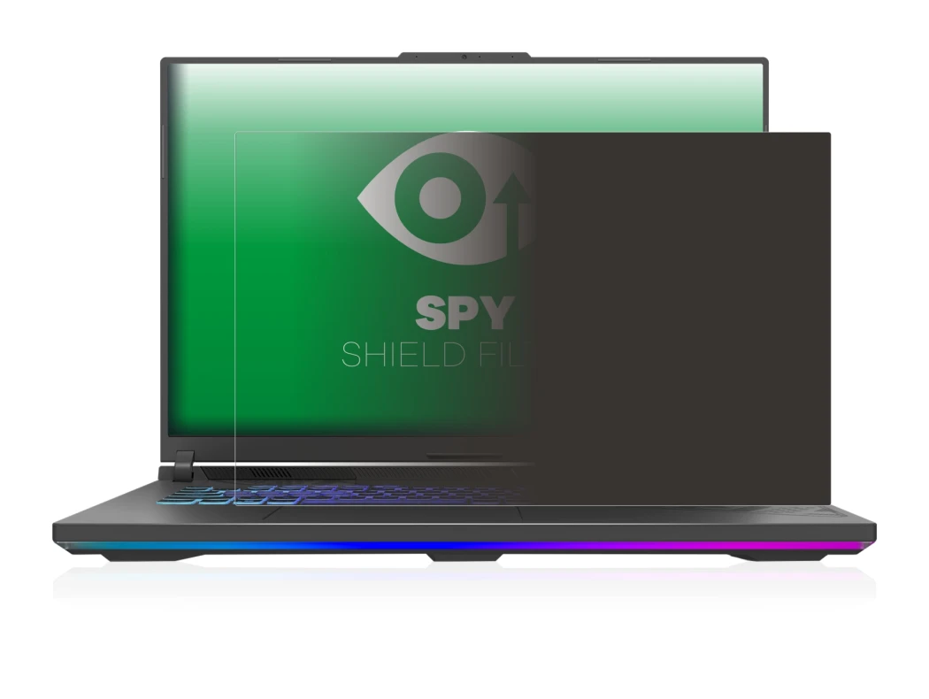 Image de l'appareil ASUS ROG Strix G18 G814 2023 avec une grande variété de protections d'écran.
