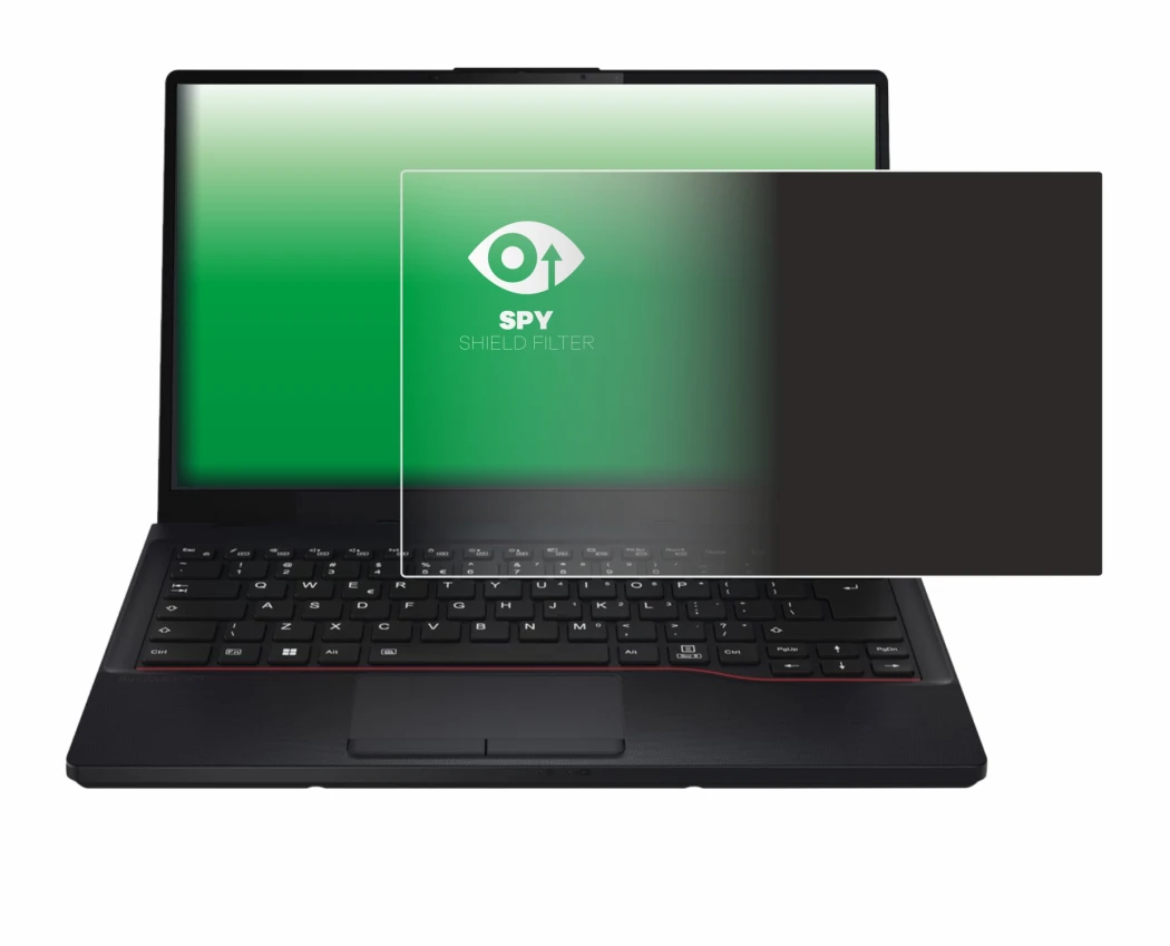 Image de l'appareil Fujitsu Lifebook E5412 avec une grande variété de protections d'écran.