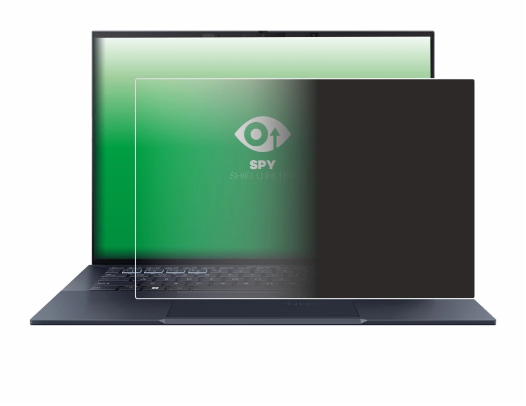 Image de l'appareil ASUS ExpertBook B9 B9403 avec une grande variété de protections d'écran.