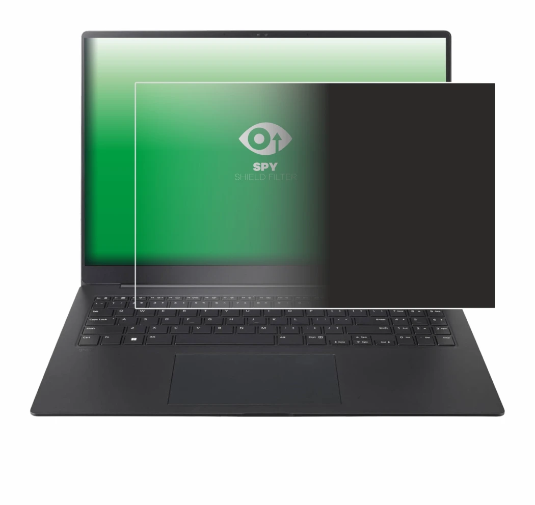 Image de l'appareil LG gram Pro 16 2024 avec une grande variété de protections d'écran.