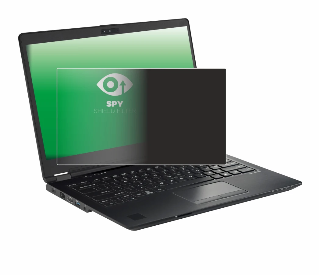 Image de l'appareil Fujitsu Lifebook U7410 avec une grande variété de protections d'écran.