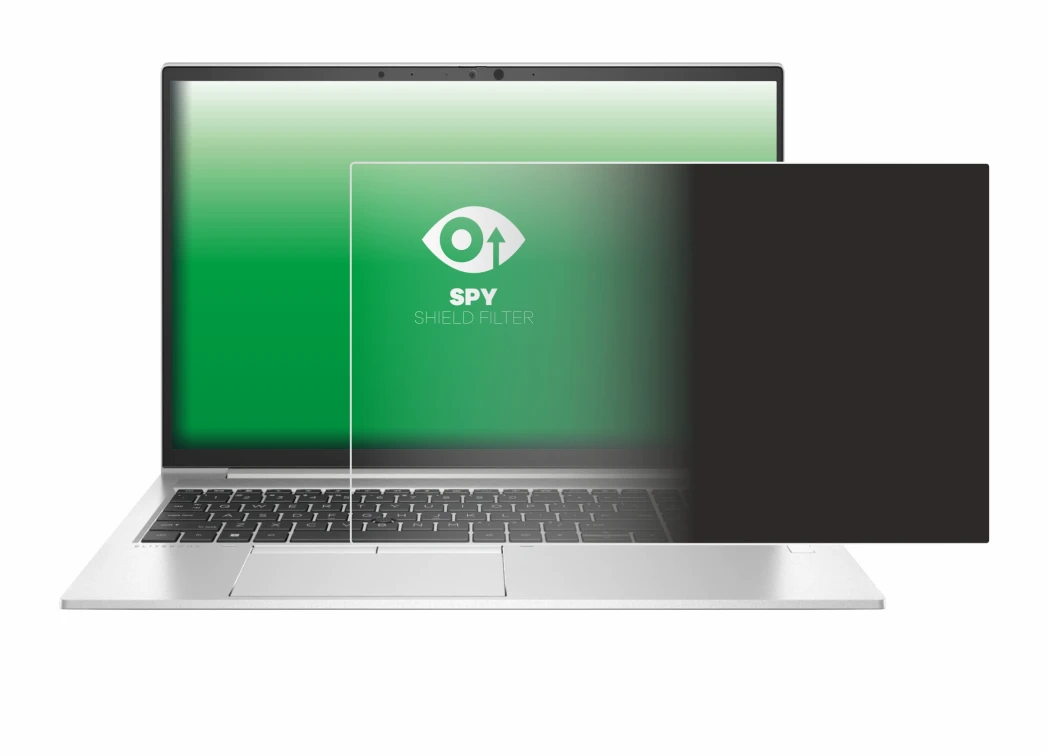 Image de l'appareil HP EliteBook 855 G8 avec une grande variété de protections d'écran.