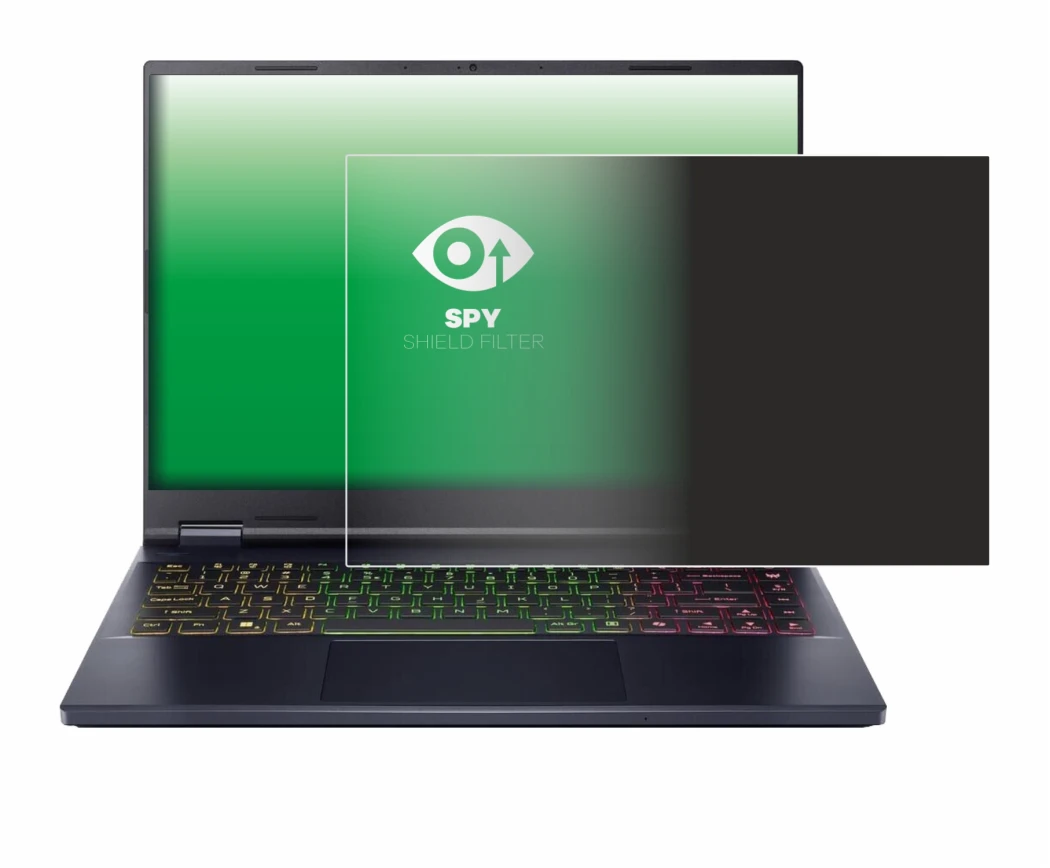 Image de l'appareil Acer Predator Helios Neo 14 AI avec une grande variété de protections d'écran.