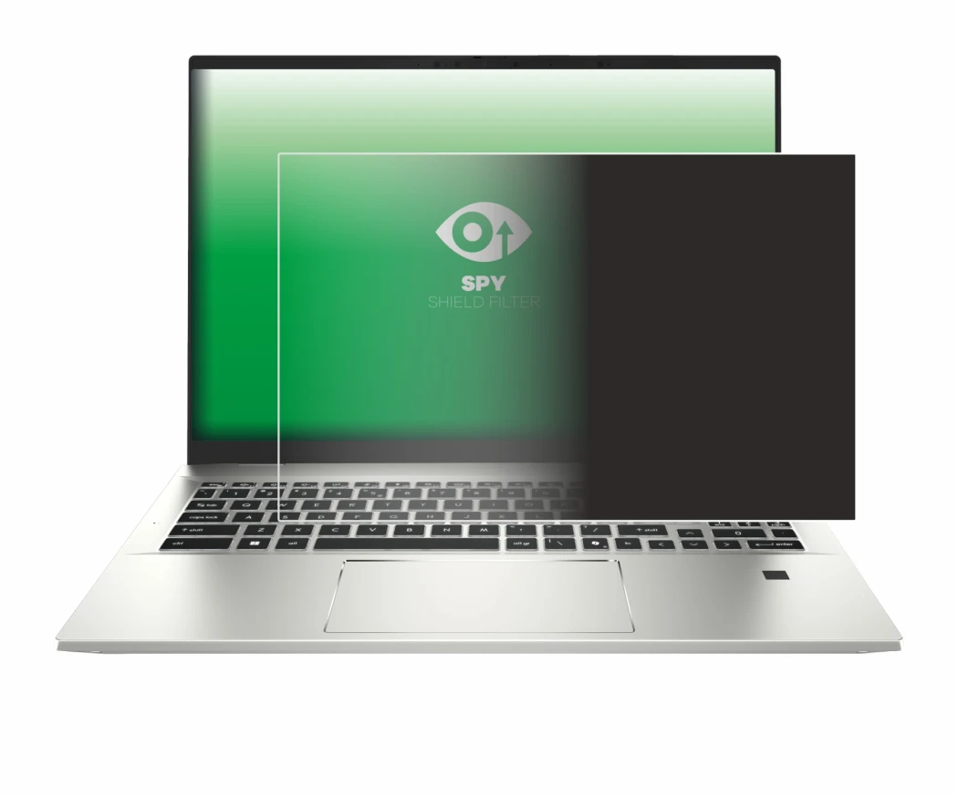 Image de l'appareil MSI Prestige A16 AI+ avec une grande variété de protections d'écran.