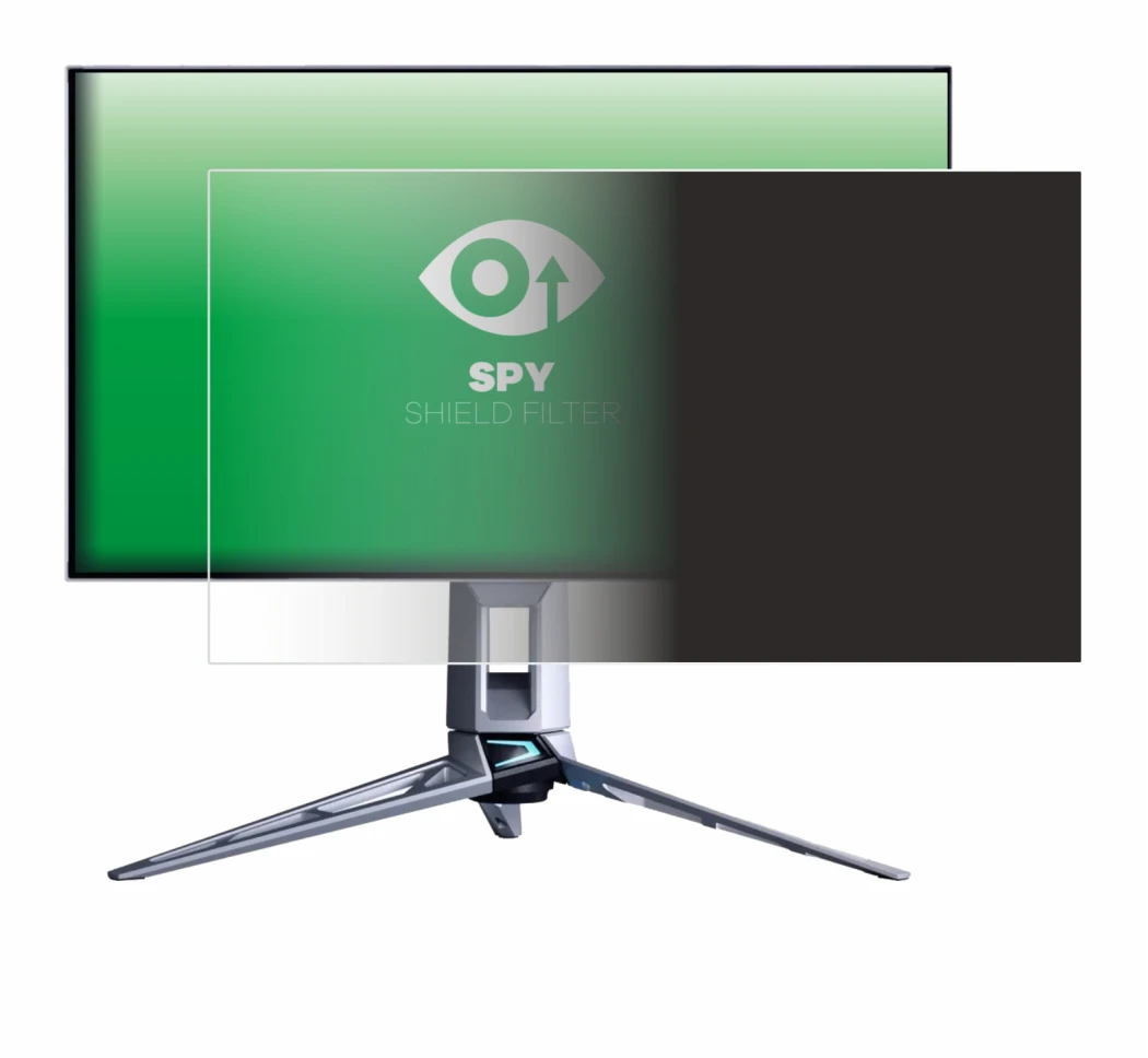 Image de l'appareil ASUS ROG Swift PG27AQWP avec une grande variété de protections d'écran.