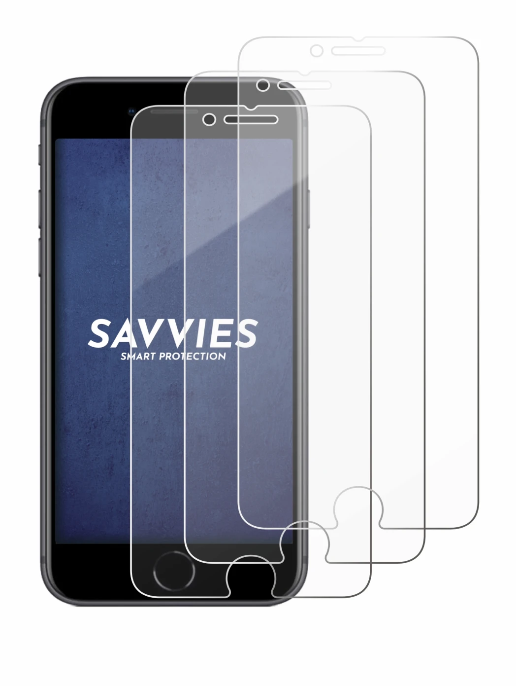 Image de l'appareil Apple iPhone 8 avec une grande variété de protections d'écran.