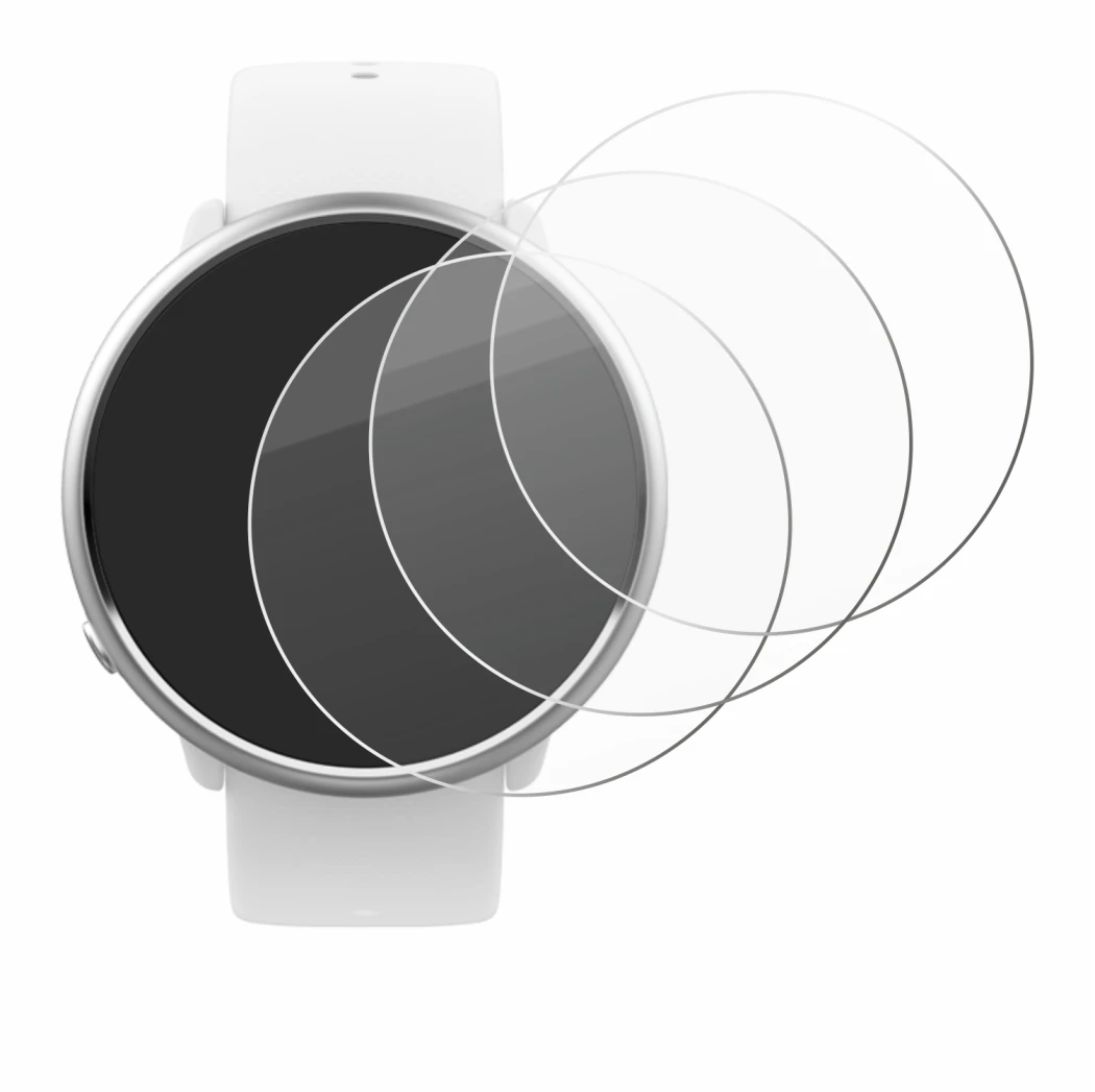 Image de l'appareil Polar Ignite avec une grande variété de protections d'écran.