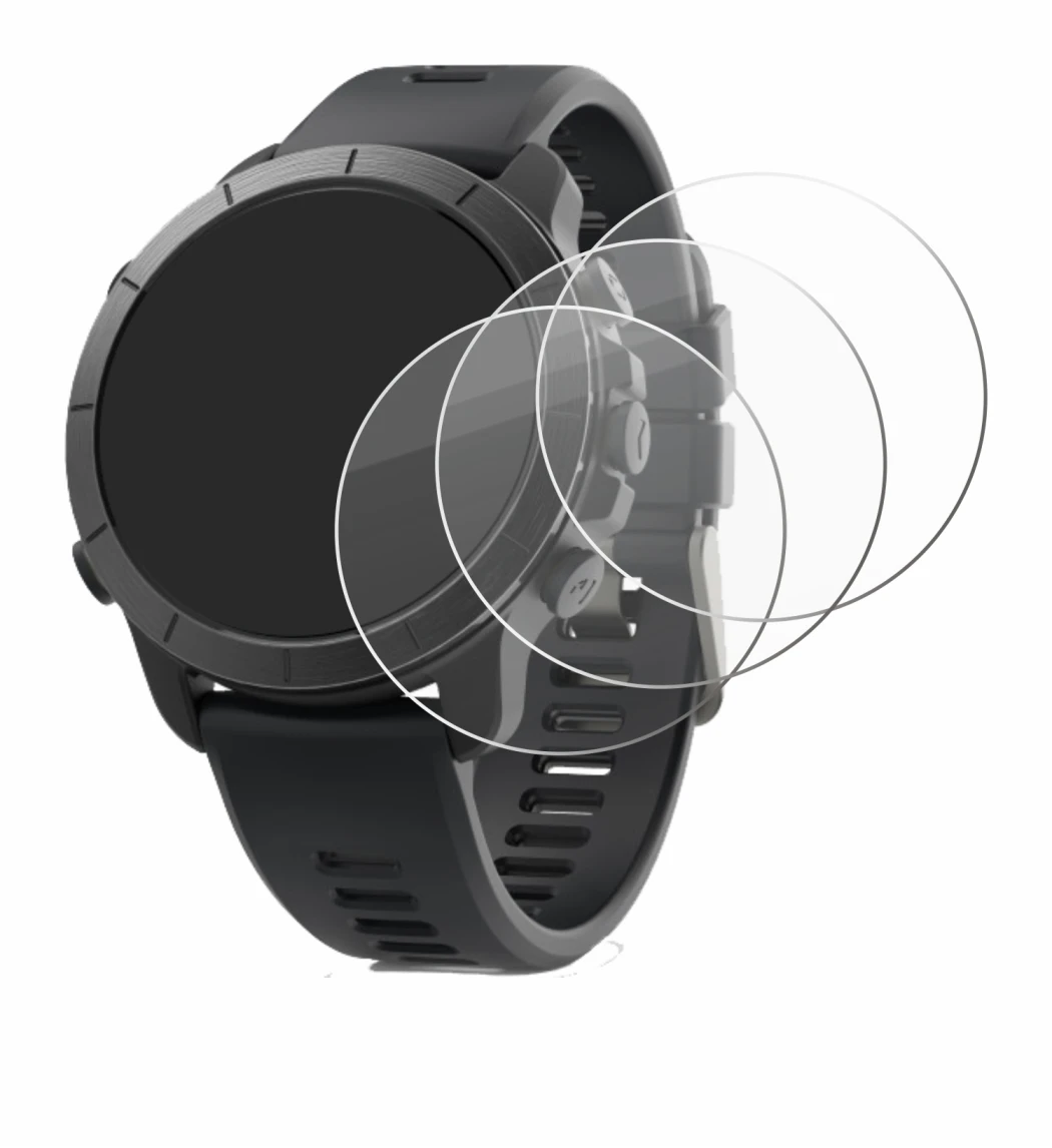 Image de l'appareil Wahoo Elemnt Rival avec une grande variété de protections d'écran.