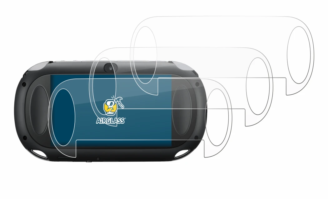 Image de l'appareil Sony Playstation PCH-1000-Serie PS Vita Touchpad (Arrière) avec une grande variété de protections d'écran.