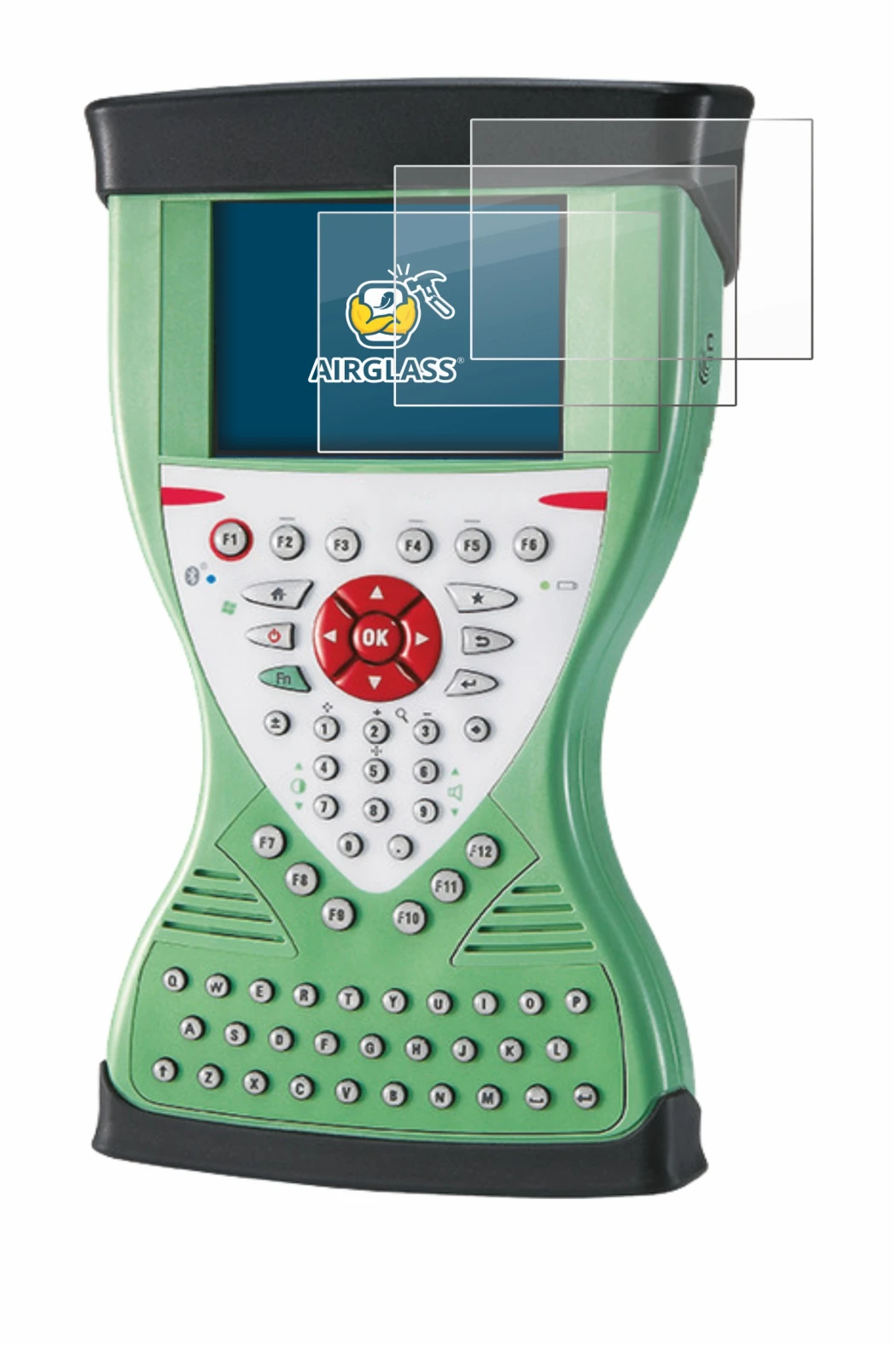 Image de l'appareil Leica Viva Controller CS15 avec une grande variété de protections d'écran.