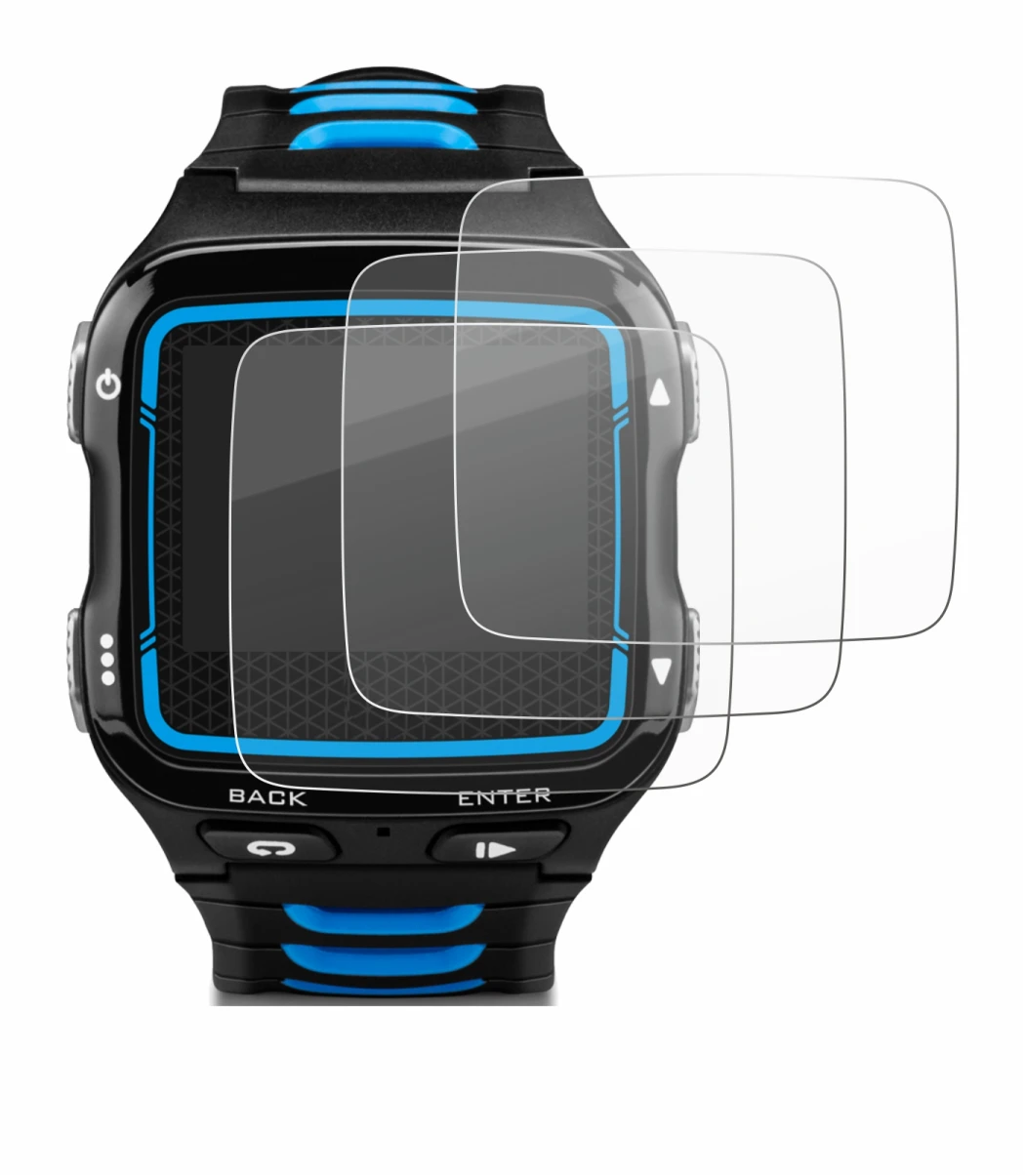 Image de l'appareil Garmin Forerunner 920XT avec une grande variété de protections d'écran.