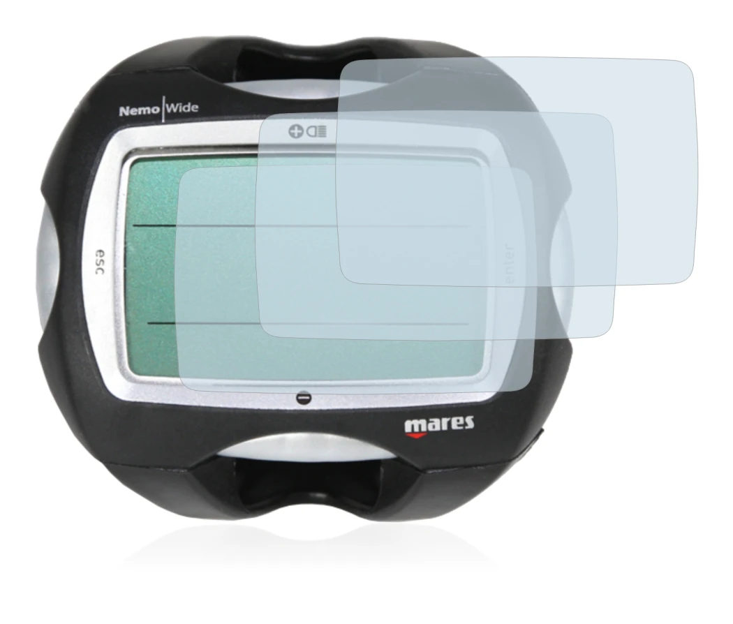 Image de l'appareil Mares Nemo Wide 2 avec une grande variété de protections d'écran.