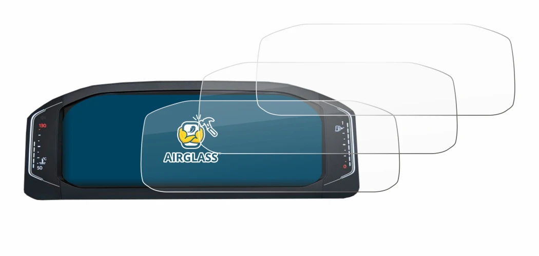 Image de l'appareil Volkswagen Active Info Display T-Roc avec une grande variété de protections d'écran.