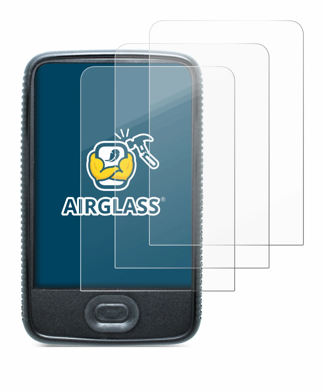 Image de l'appareil Dexcom G6 Receiver CGM avec une grande variété de protections d'écran.