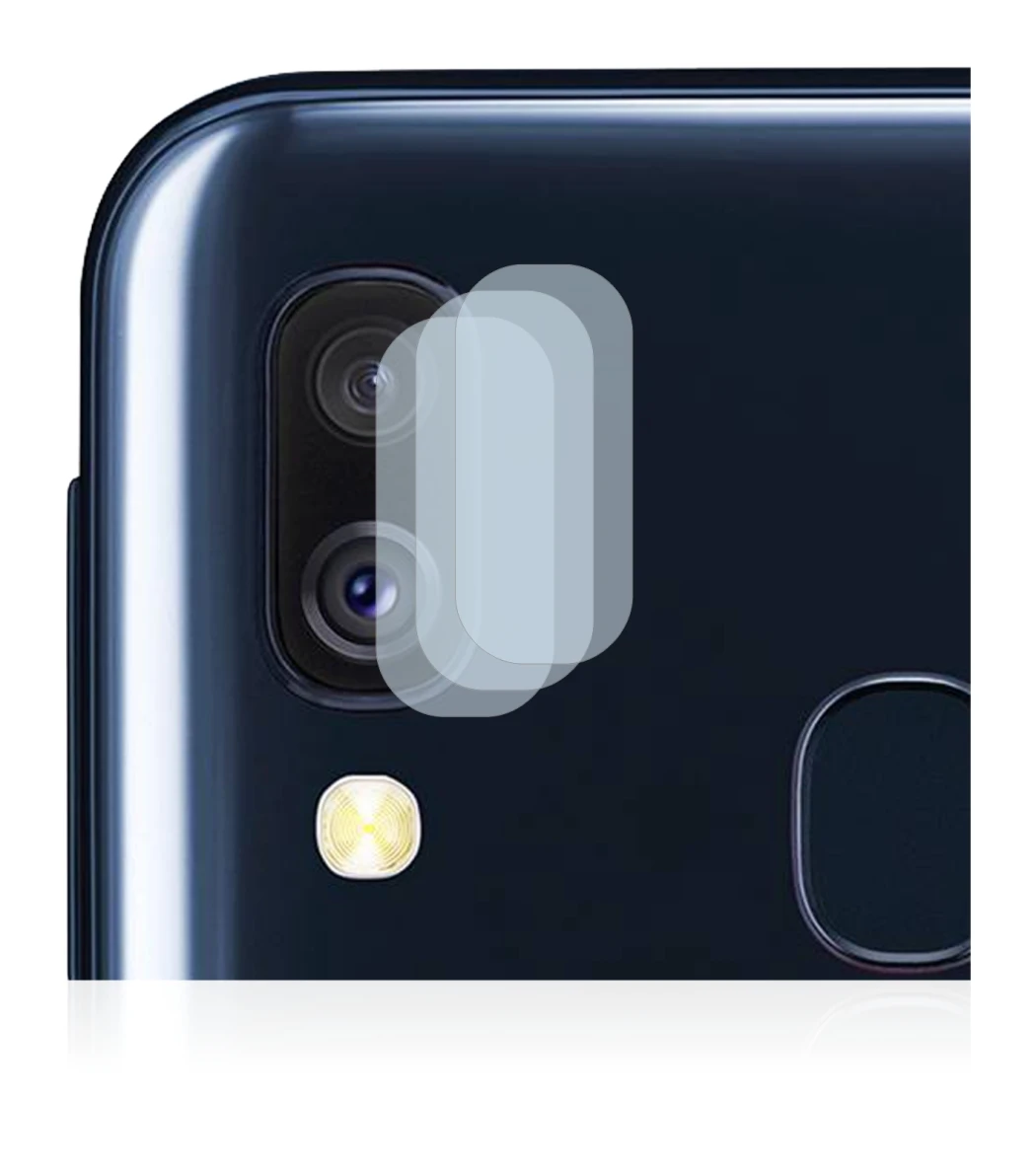 Image de l'appareil Samsung Galaxy A40 (Caméra UNIQUEMENT) avec une grande variété de protections d'écran.
