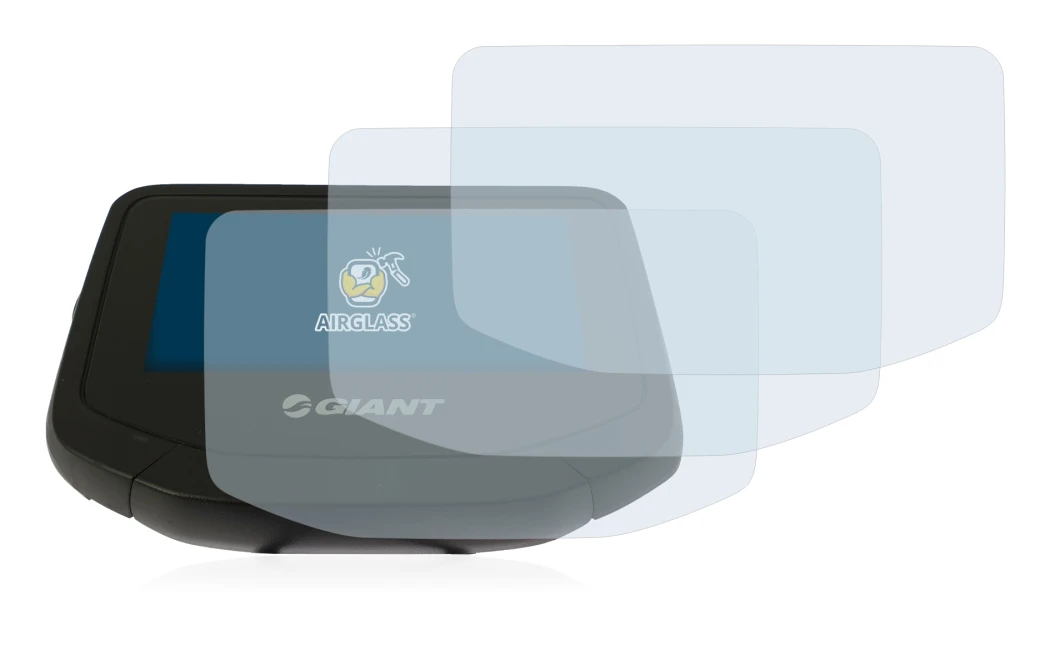 Image de l'appareil Giant RideControl Evo avec une grande variété de protections d'écran.