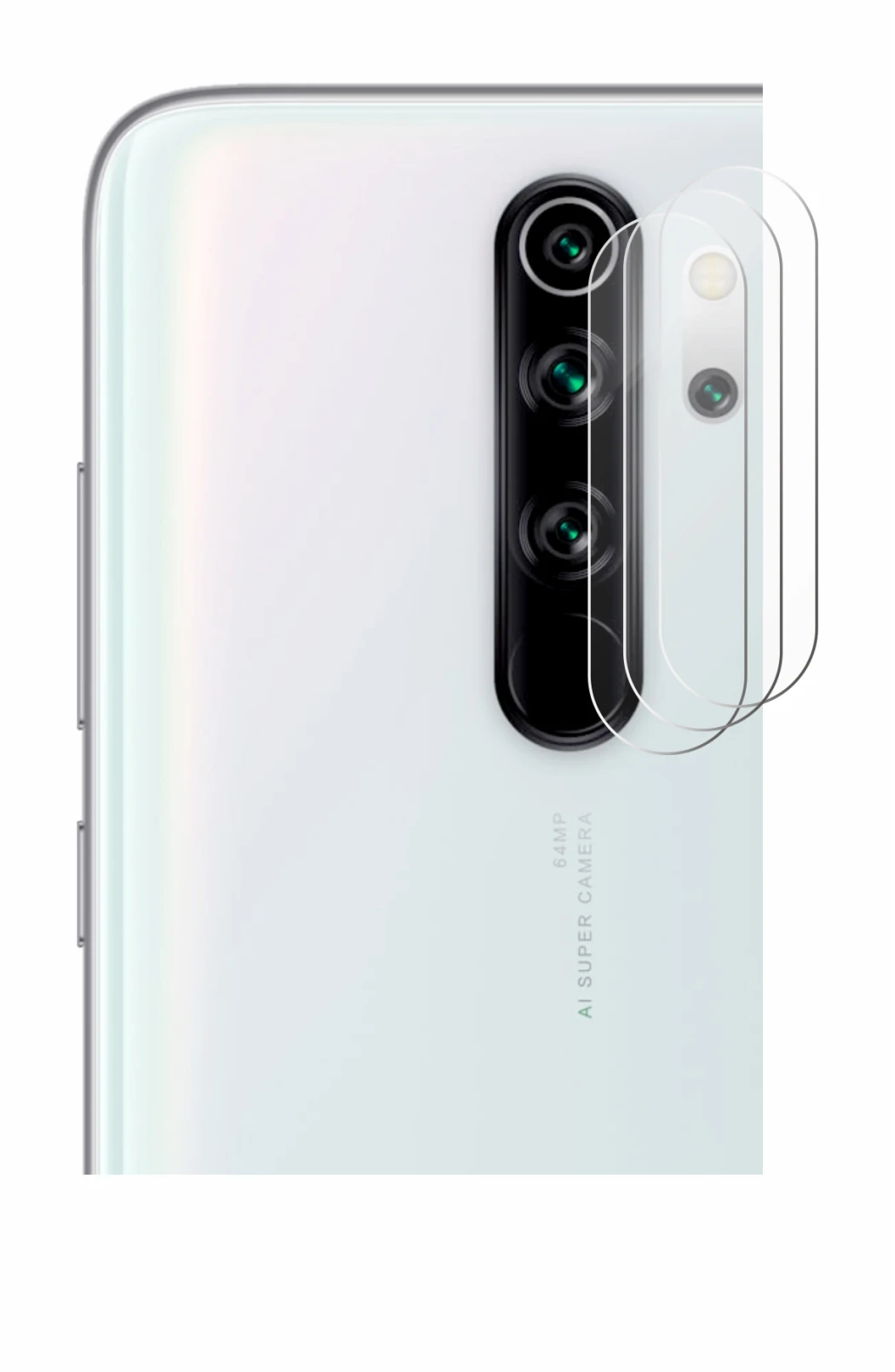 Image de l'appareil Xiaomi Redmi Note 8 Pro (Caméra UNIQUEMENT) avec une grande variété de protections d'écran.