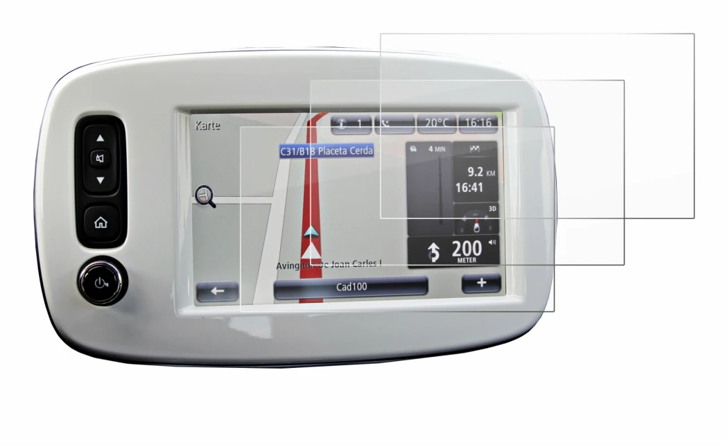 Image de l'appareil TomTom Smart 453 2018 avec une grande variété de protections d'écran.