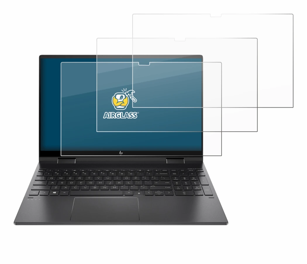 Image de l'appareil HP Envy x360 (15-eX) (358 mm x 230 mm) avec une grande variété de protections d'écran.