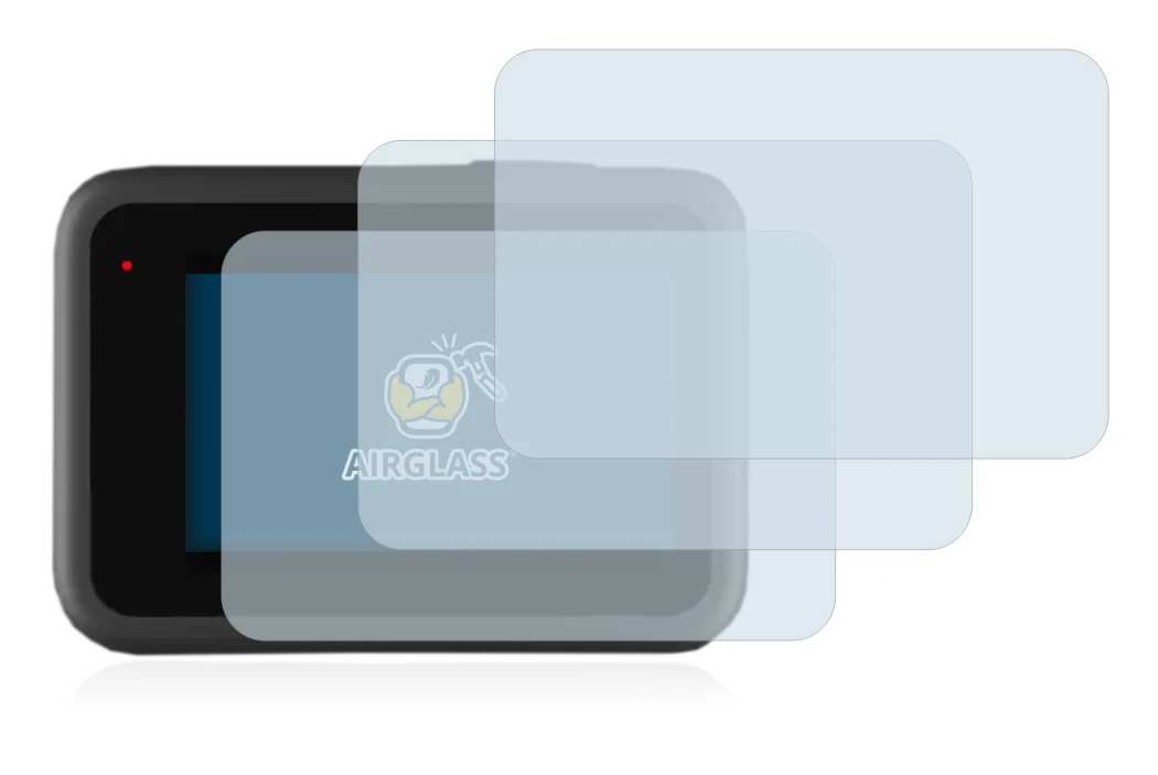 Image de l'appareil GoPro Hero 9 Black avec une grande variété de protections d'écran.