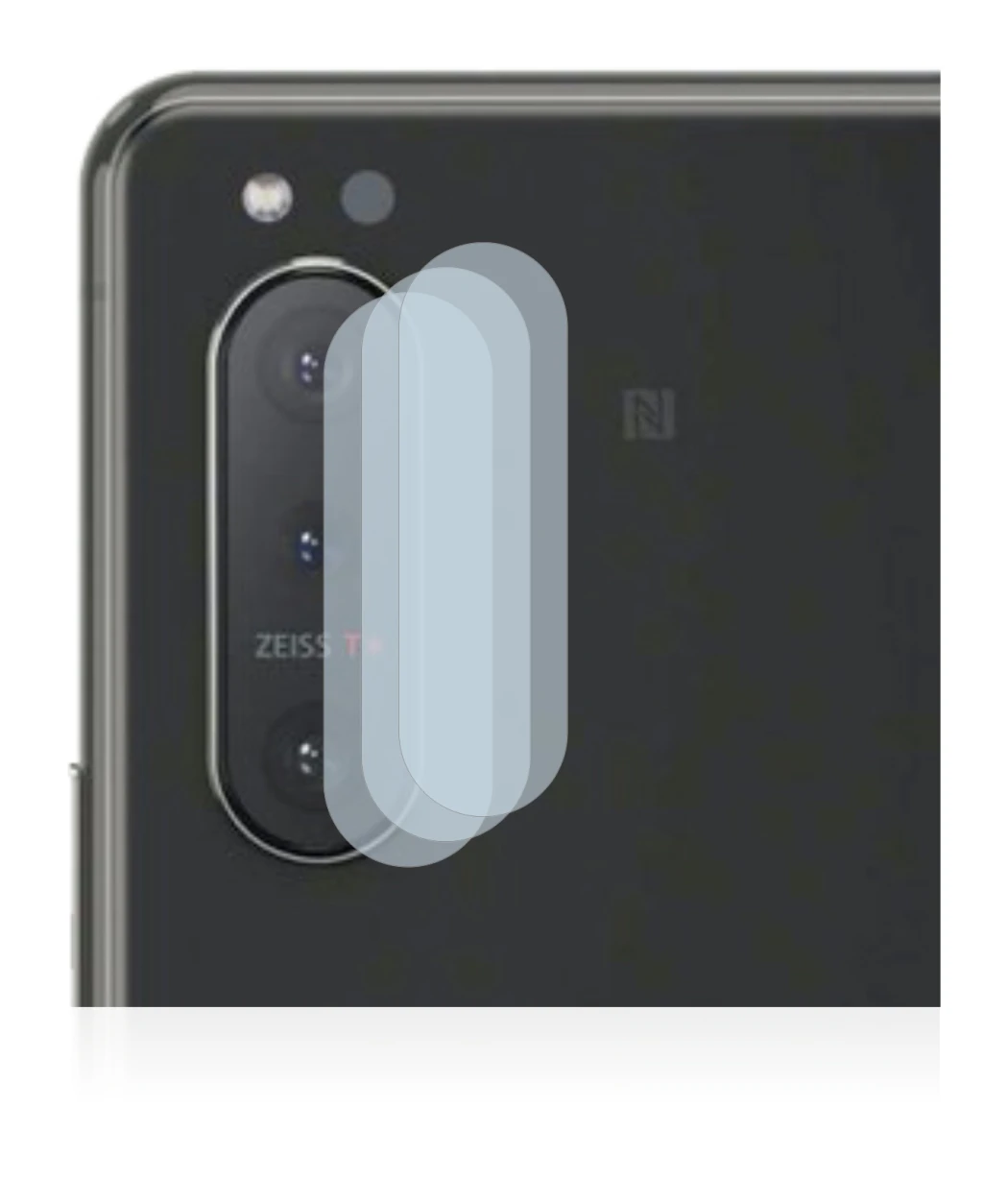 Image de l'appareil Sony Xperia 5 II (Caméra UNIQUEMENT) avec une grande variété de protections d'écran.