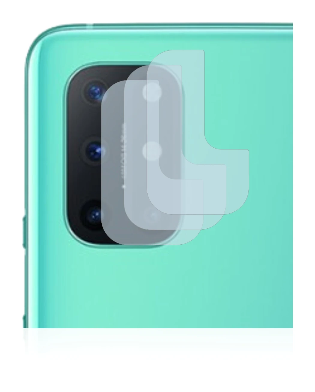 Image de l'appareil OnePlus 8T (Caméra UNIQUEMENT) avec une grande variété de protections d'écran.