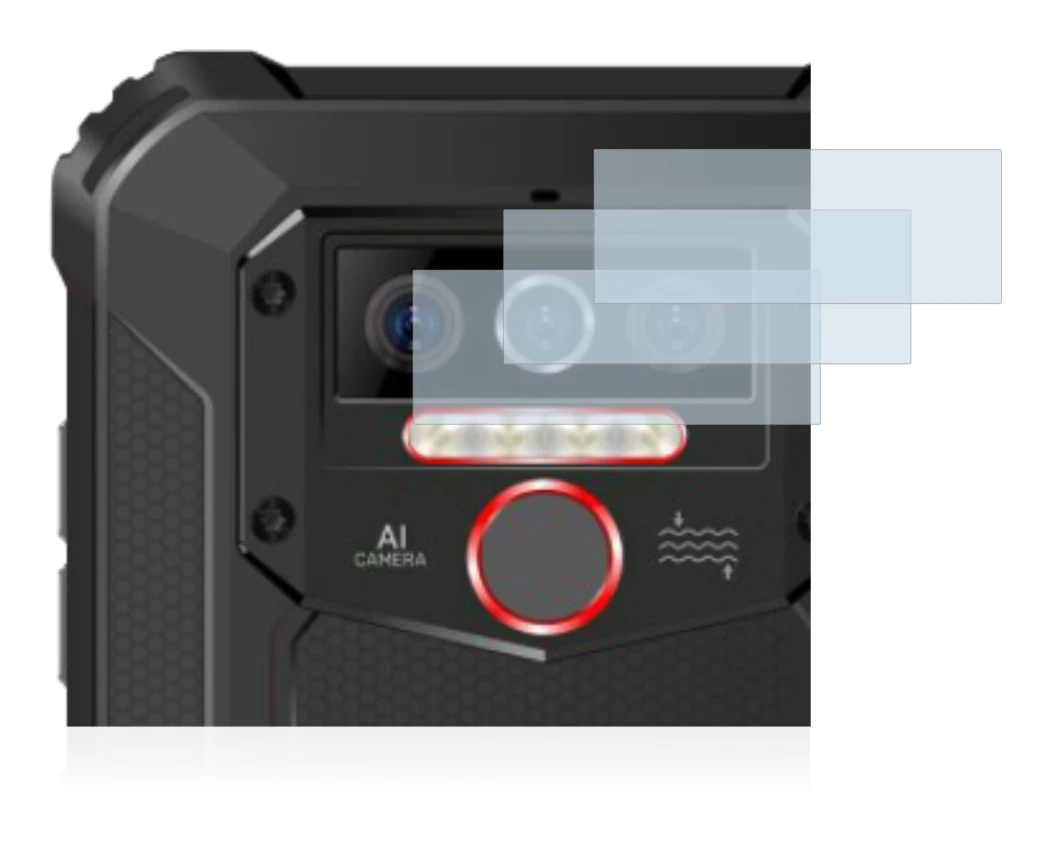 Image de l'appareil Oukitel WP5 Pro (Caméra UNIQUEMENT) avec une grande variété de protections d'écran.