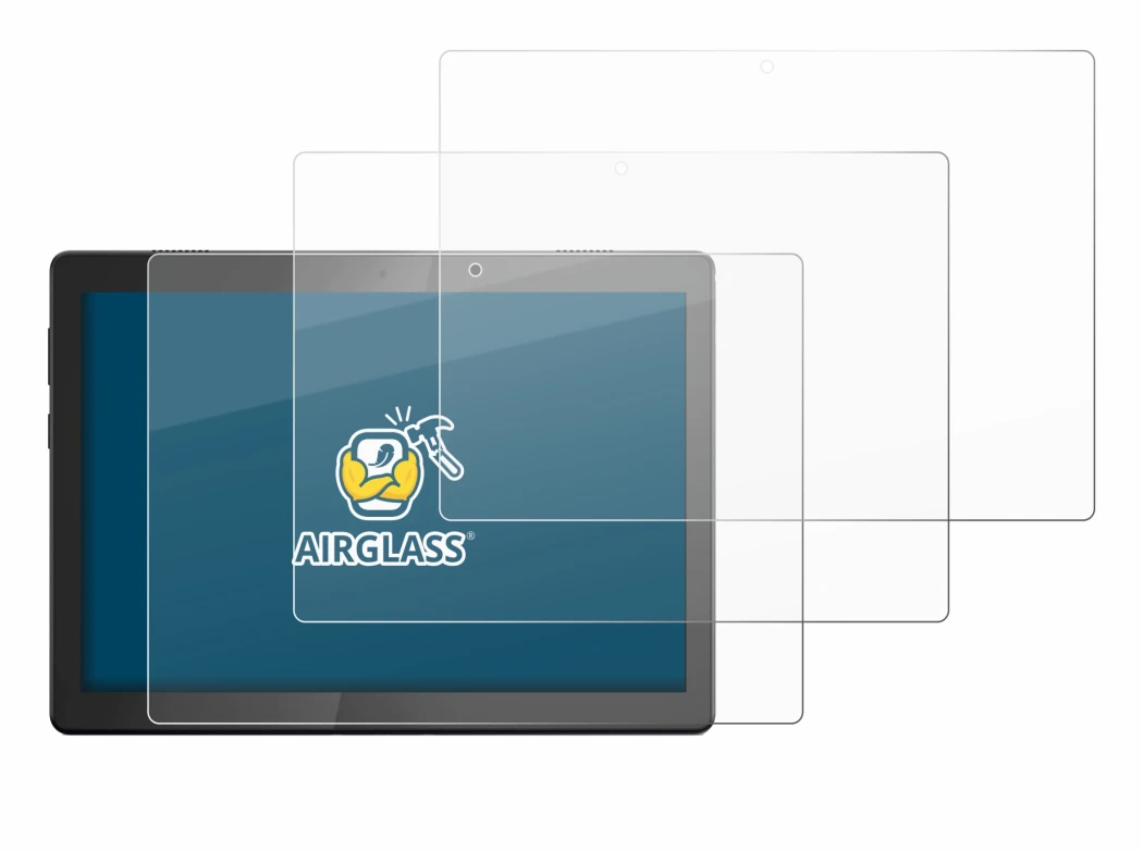 Image de l'appareil Lenovo Tab M10 TB-X505F avec une grande variété de protections d'écran.