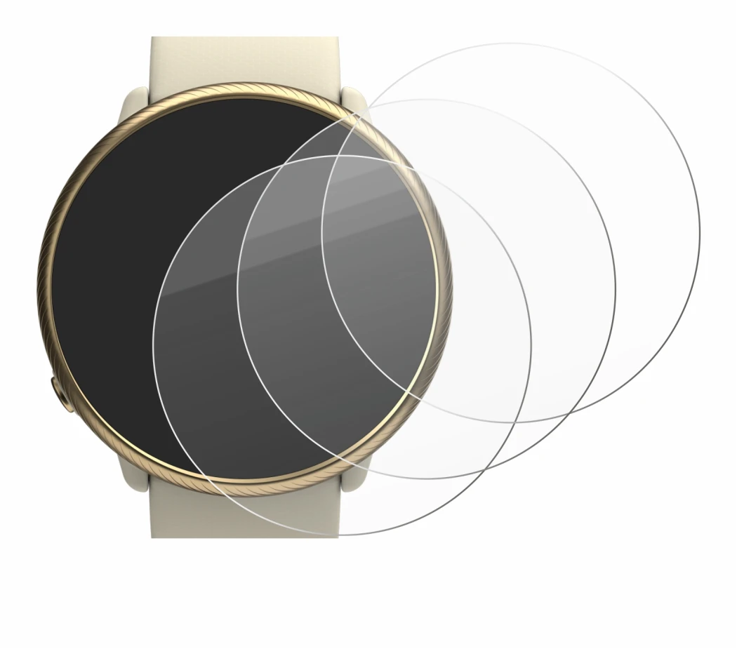 Image de l'appareil Polar Ignite 2 avec une grande variété de protections d'écran.