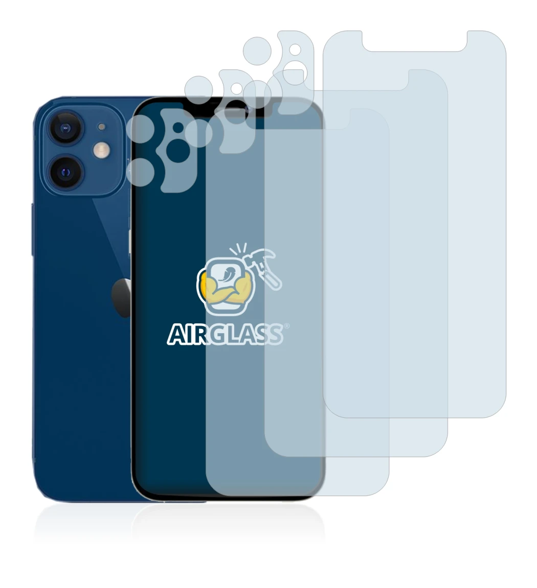 Image de l'appareil Apple iPhone 12 mini (Avant+Caméra) avec une grande variété de protections d'écran.