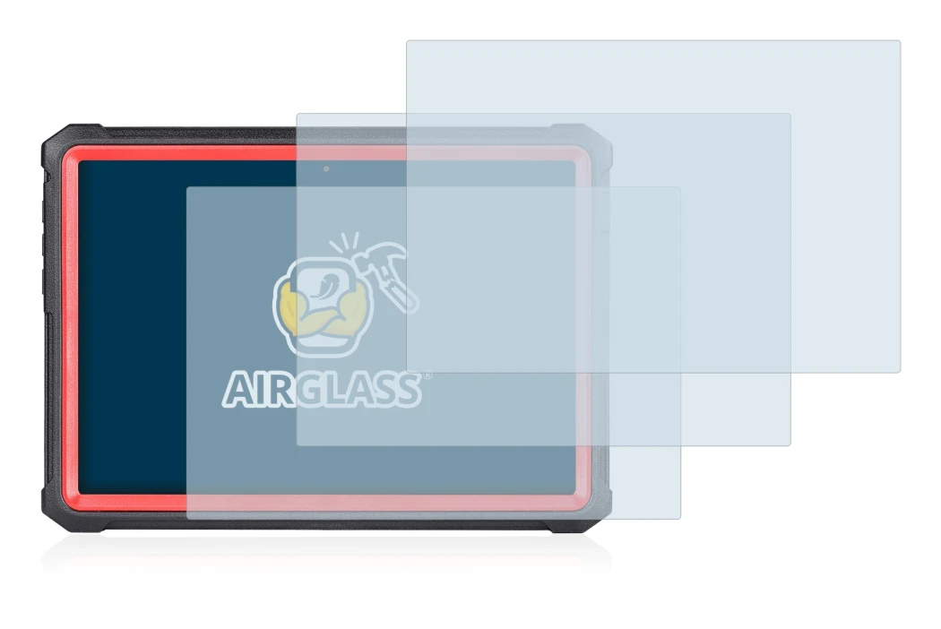 Image de l'appareil Launch X-431 PRO3S+ V2.0 avec une grande variété de protections d'écran.