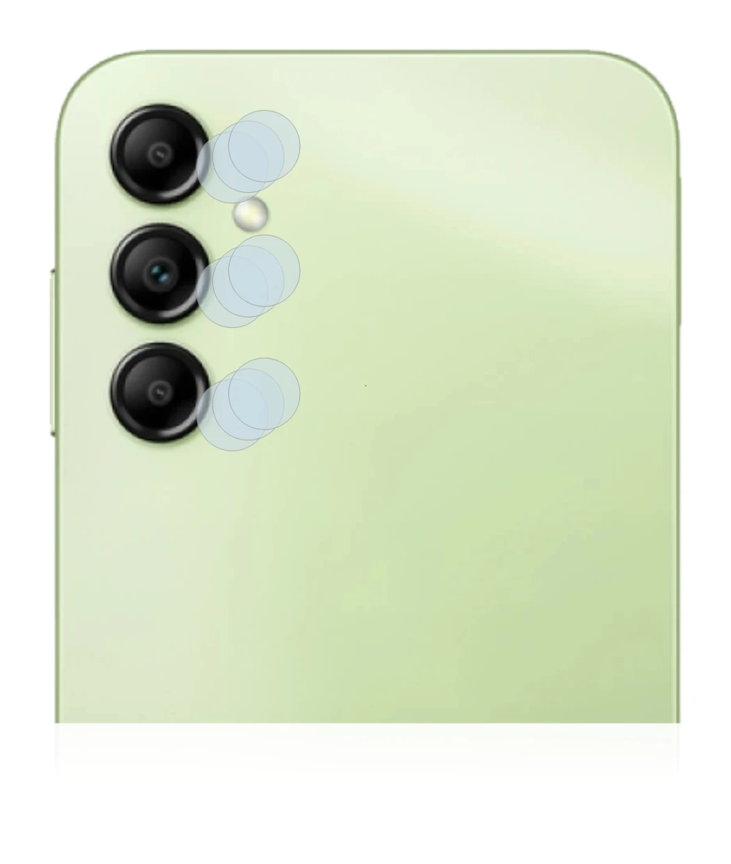 Image de l'appareil Samsung Galaxy A14 5G (Caméra UNIQUEMENT) avec une grande variété de protections d'écran.