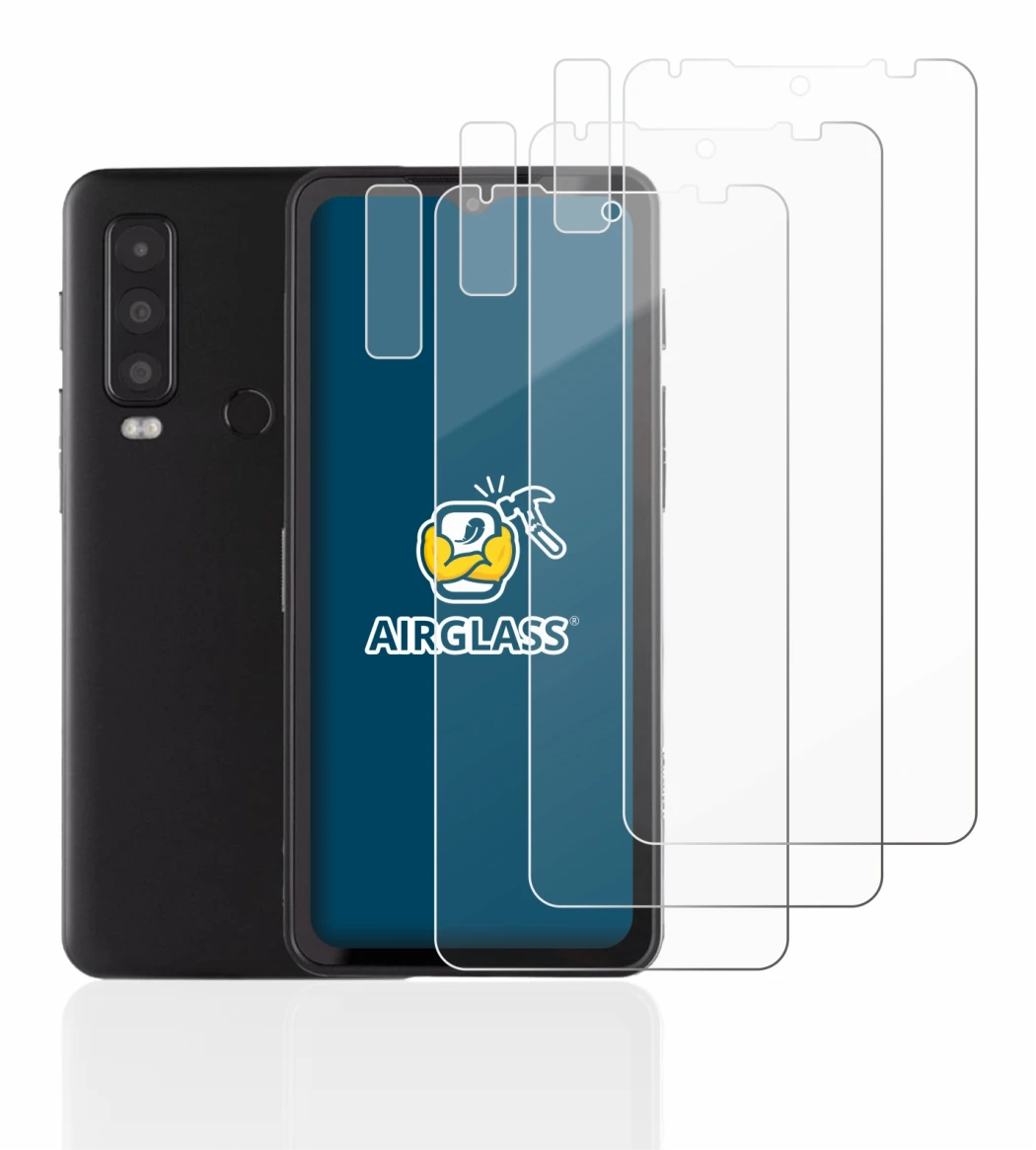 Image de l'appareil Caterpillar Cat S75 (Avant+Caméra) avec une grande variété de protections d'écran.