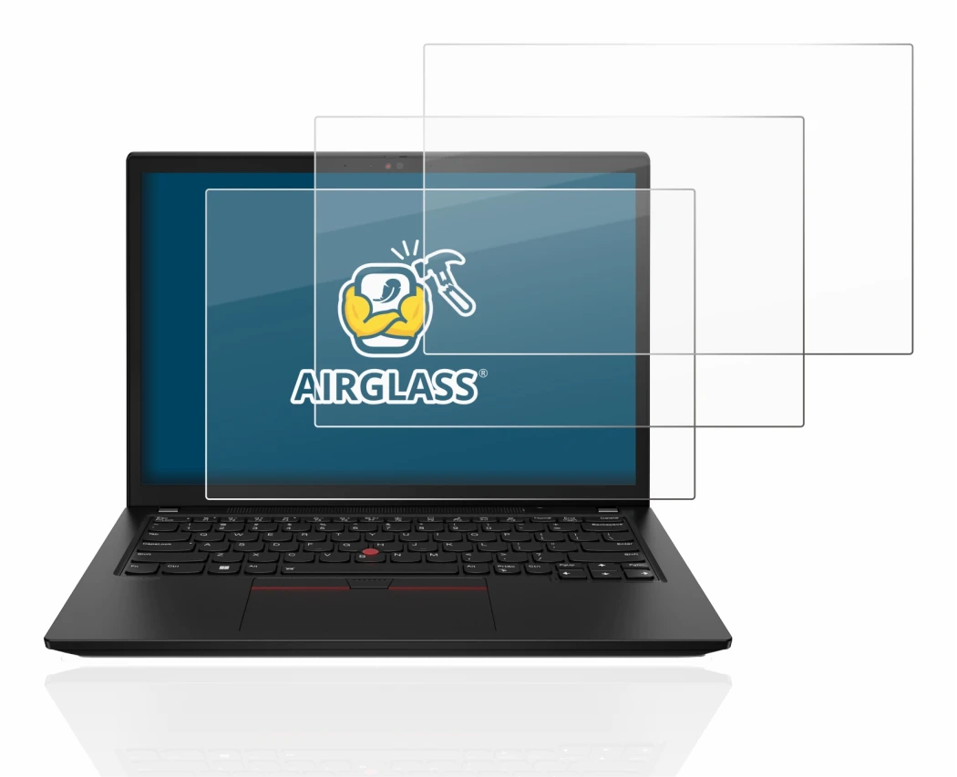 Image de l'appareil Lenovo ThinkPad X13 Gen 3 avec une grande variété de protections d'écran.