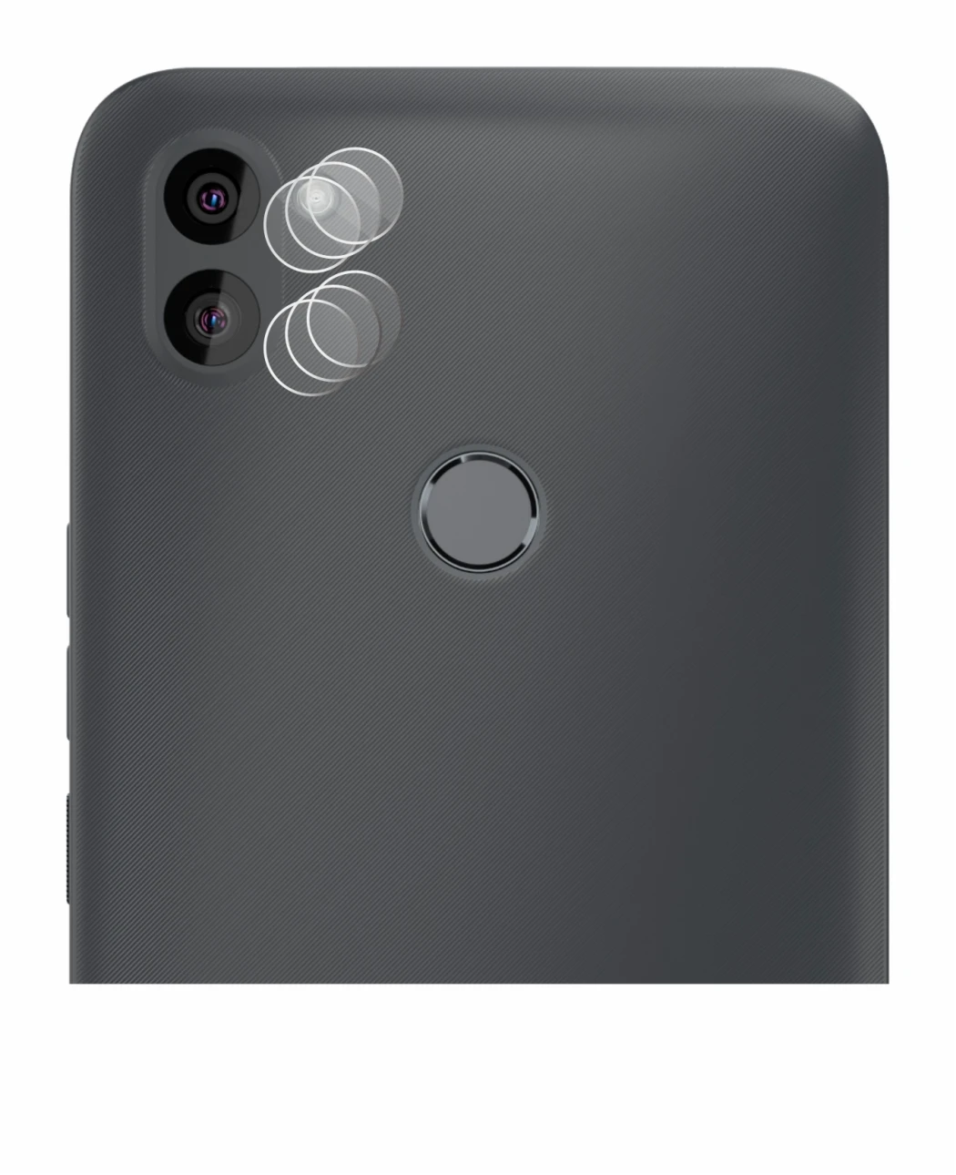 Image de l'appareil Gigaset GS5 Lite (Avant+Caméra) avec une grande variété de protections d'écran.