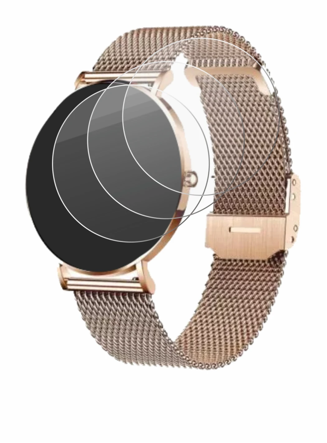Image de l'appareil Xcoast X-Watch Siona 2 avec une grande variété de protections d'écran.