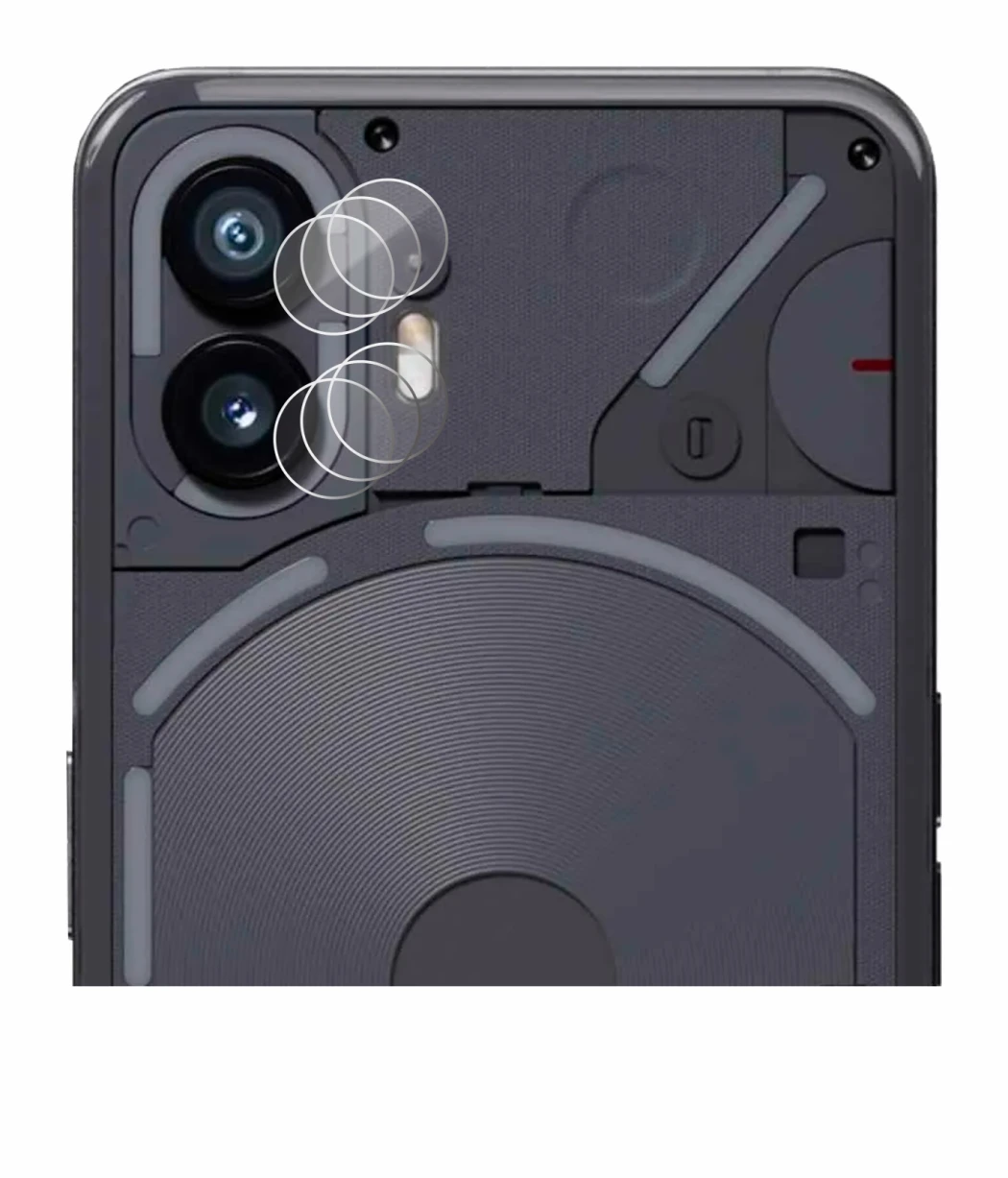 Image de l'appareil Nothing Phone (2) (Caméra UNIQUEMENT) avec une grande variété de protections d'écran.