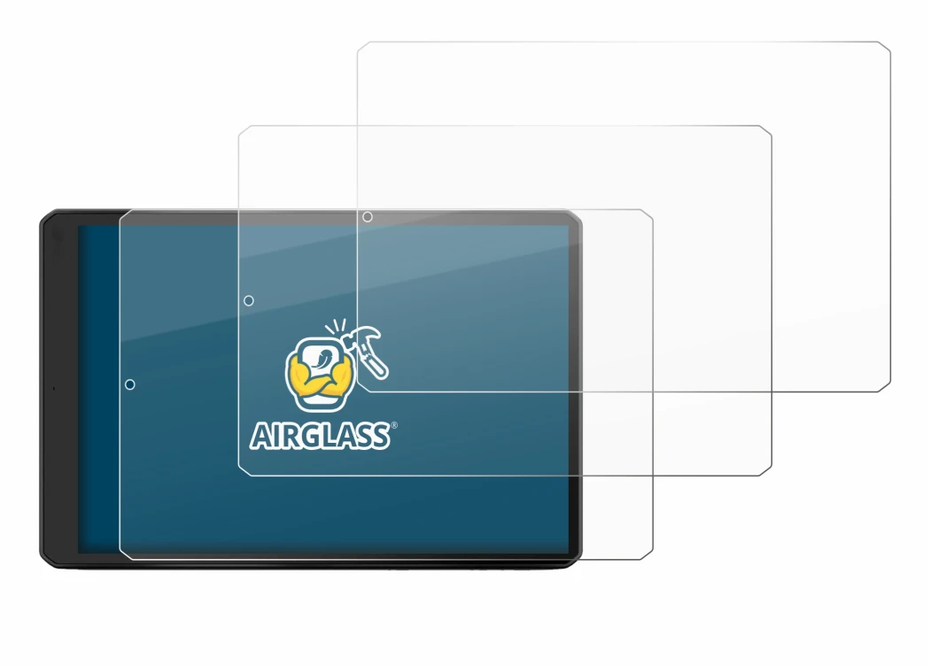 Image de l'appareil Garmin Camper 1095 avec une grande variété de protections d'écran.