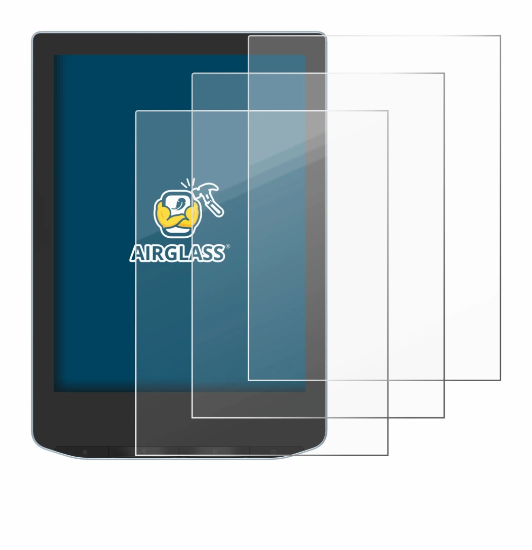 Image de l'appareil Vivlio Light avec une grande variété de protections d'écran.